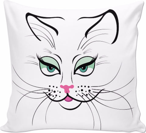 Seducing Kitty Couch Pillow
