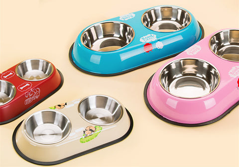 Four Colors Cat Bowel